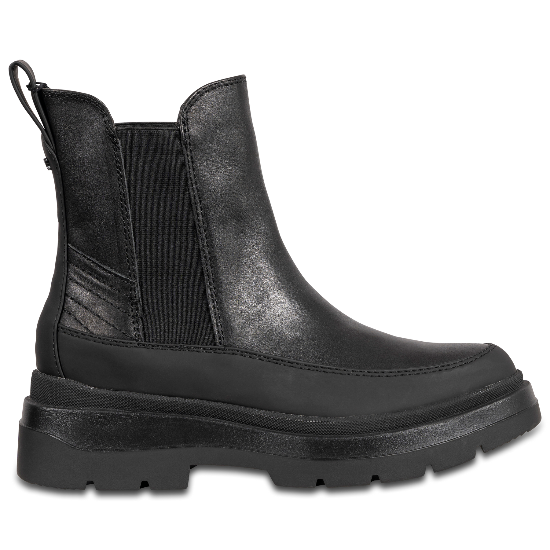 Lorena Warm Leather Boot - Black