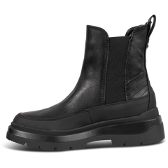 Lorena Warm Leather Boot - Black