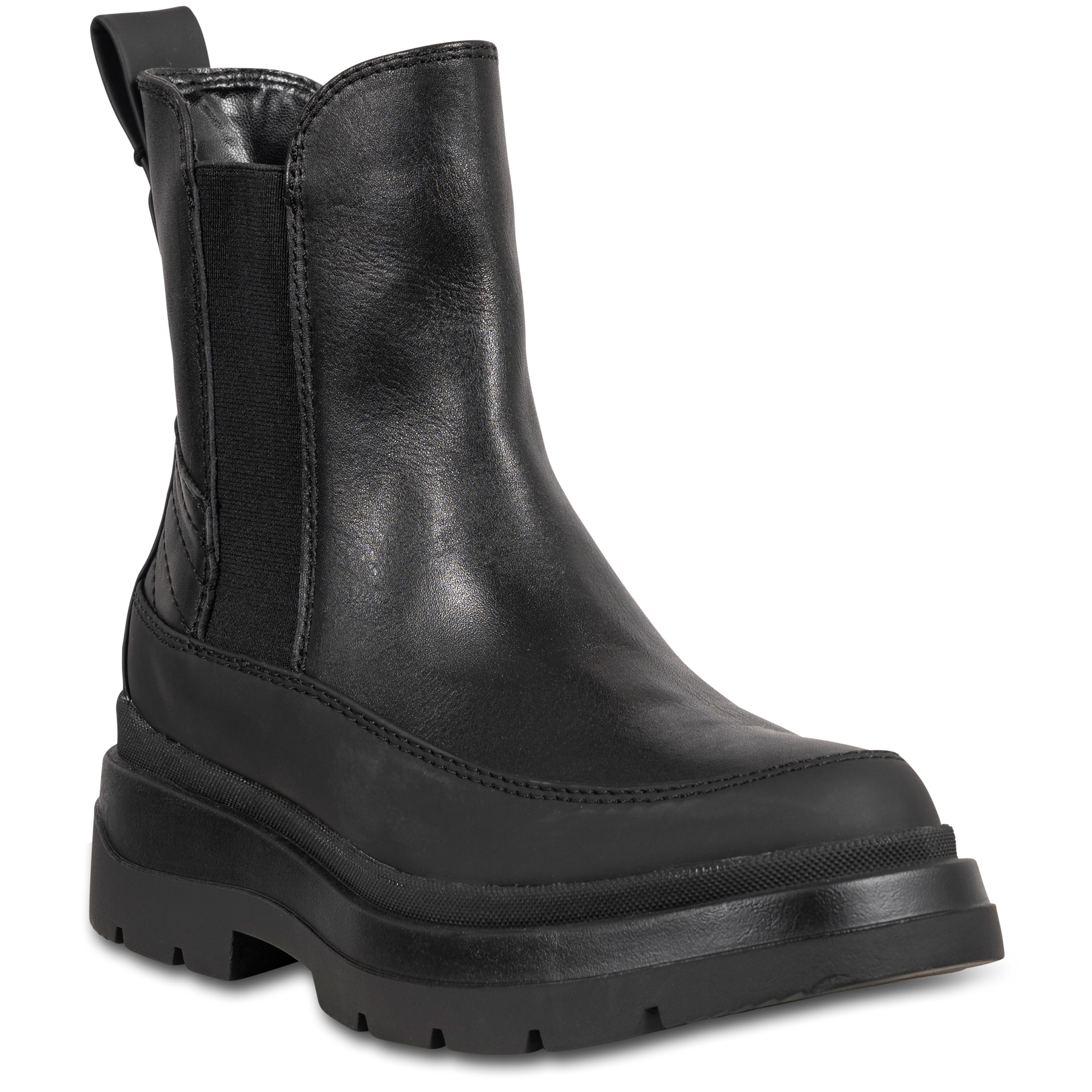 Lorena Warm Leather Boot - Black