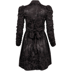 Jacquard Tieband Dress - Black