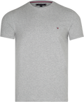 Core Stretch Slim C-Neck Tee - Cloud Htr
