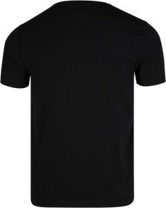 Core Stretch Slim C-Neck Tee - Flag Black