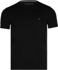 Core Stretch Slim C-Neck Tee - Flag Black