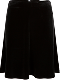 Hanami Velour Skirt - Black