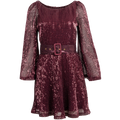 Sequins Mini Dress - Plum