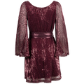 Sequins Mini Dress - Plum