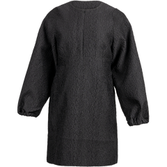 Gia O-Neck Dress - Black