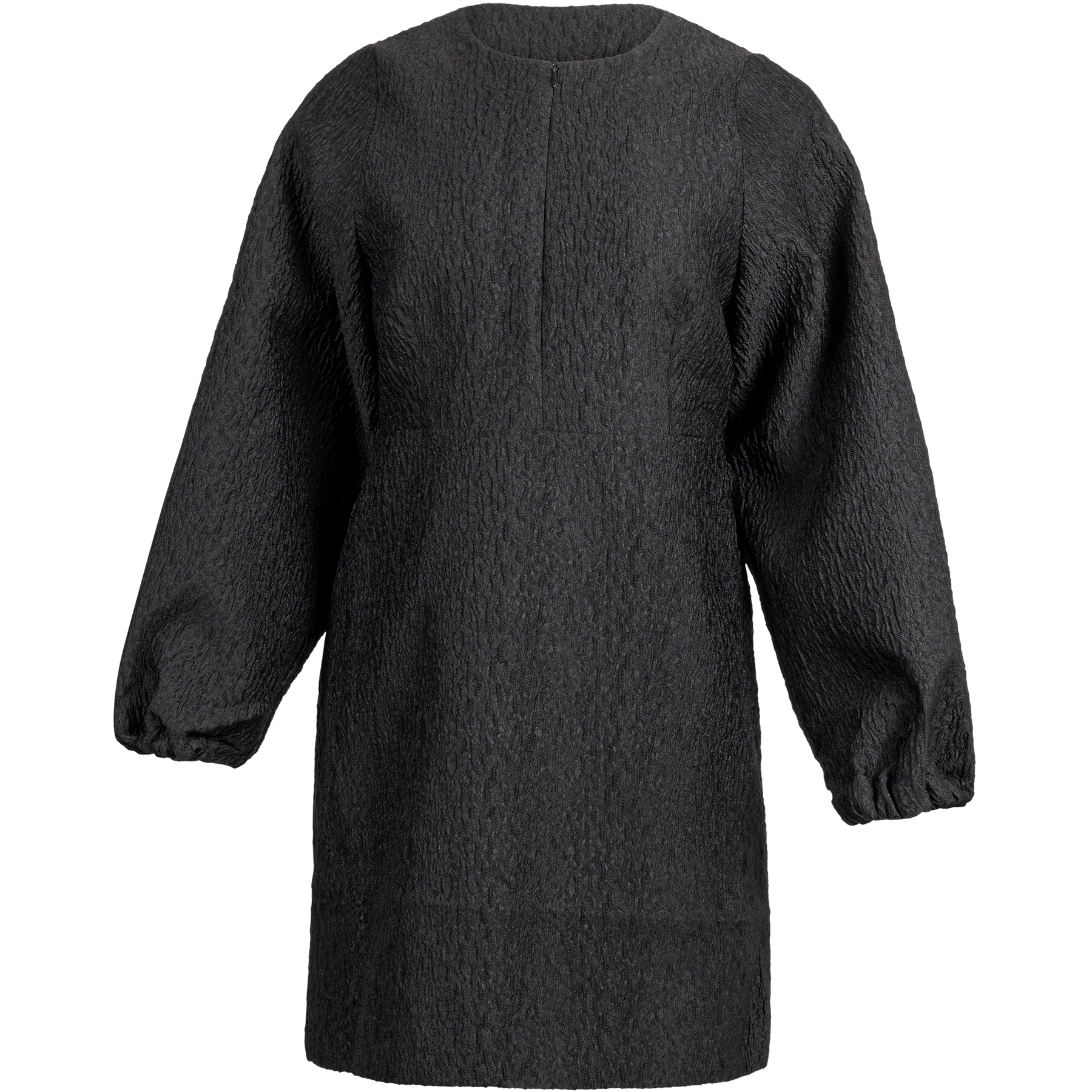 Gia O-Neck Dress - Black