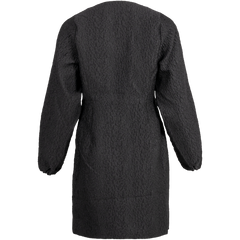 Gia O-Neck Dress - Black