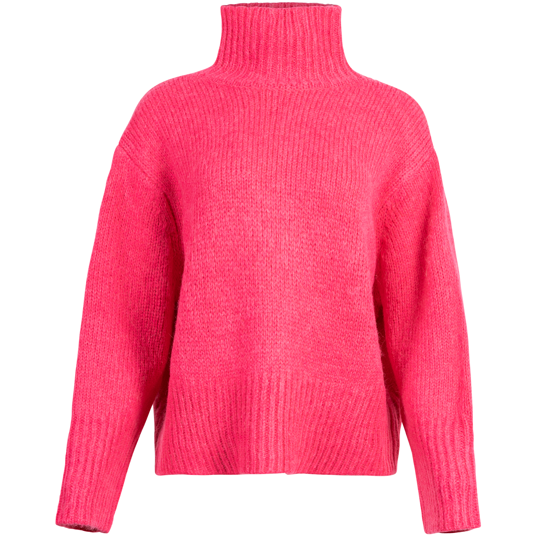 Fuscia Knit Top - Bright Pink