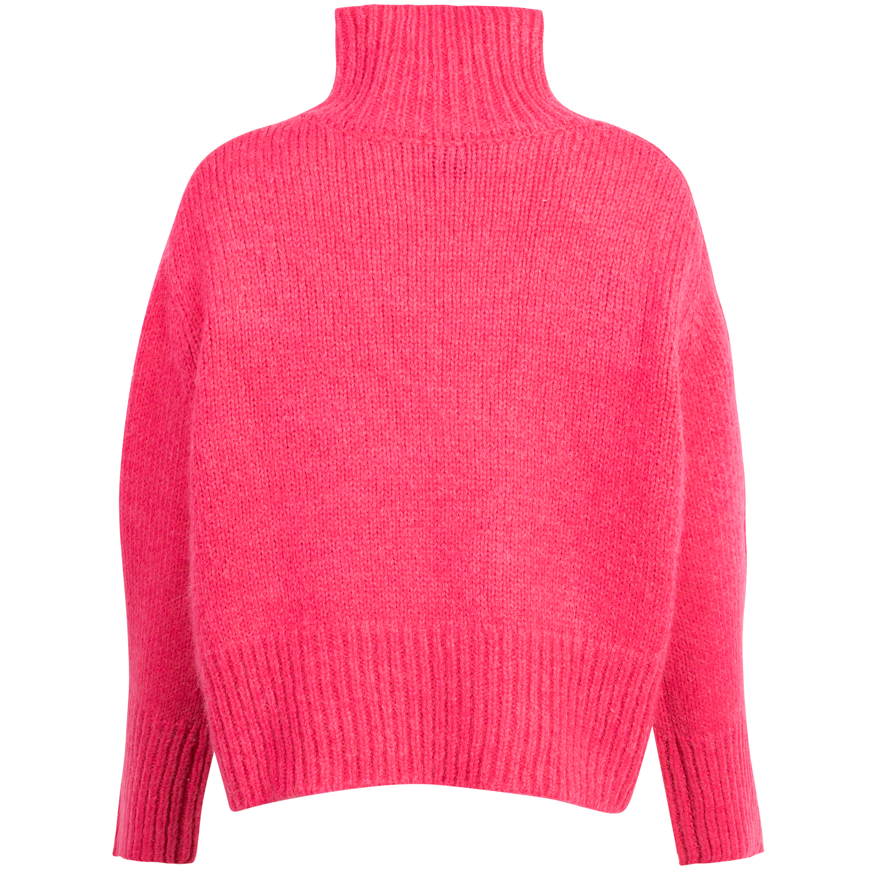 Fuscia Knit Top - Bright Pink