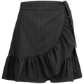 Wanda Skirt - Black Pinstripe