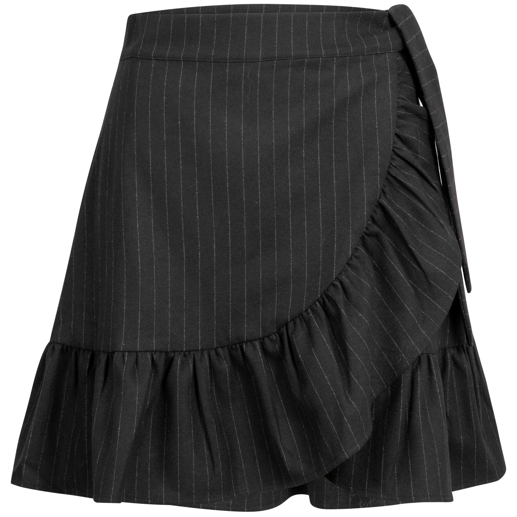 Wanda Skirt - Black Pinstripe