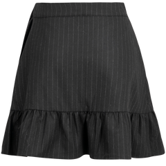 Wanda Skirt - Black Pinstripe