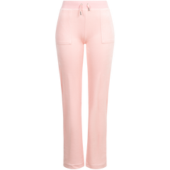 Del Ray Classic Velour Pant Pocket - Almond Blossom