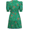 Elaina Dress Cotton Poplin - Emerald