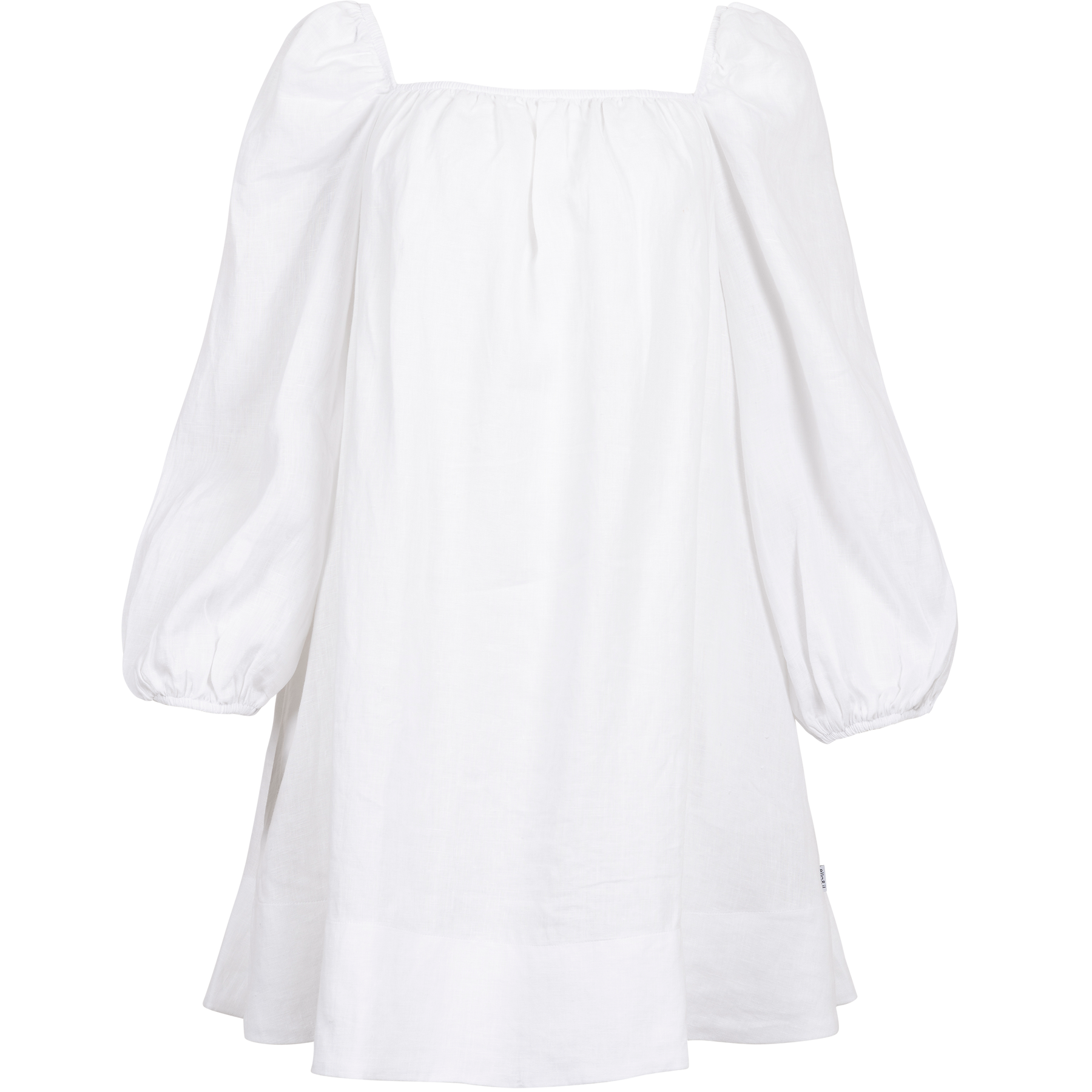Alma Linen Dress - White