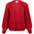 Joseph Cardigan Solid - Dark Red
