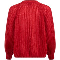 Joseph Cardigan Solid - Dark Red