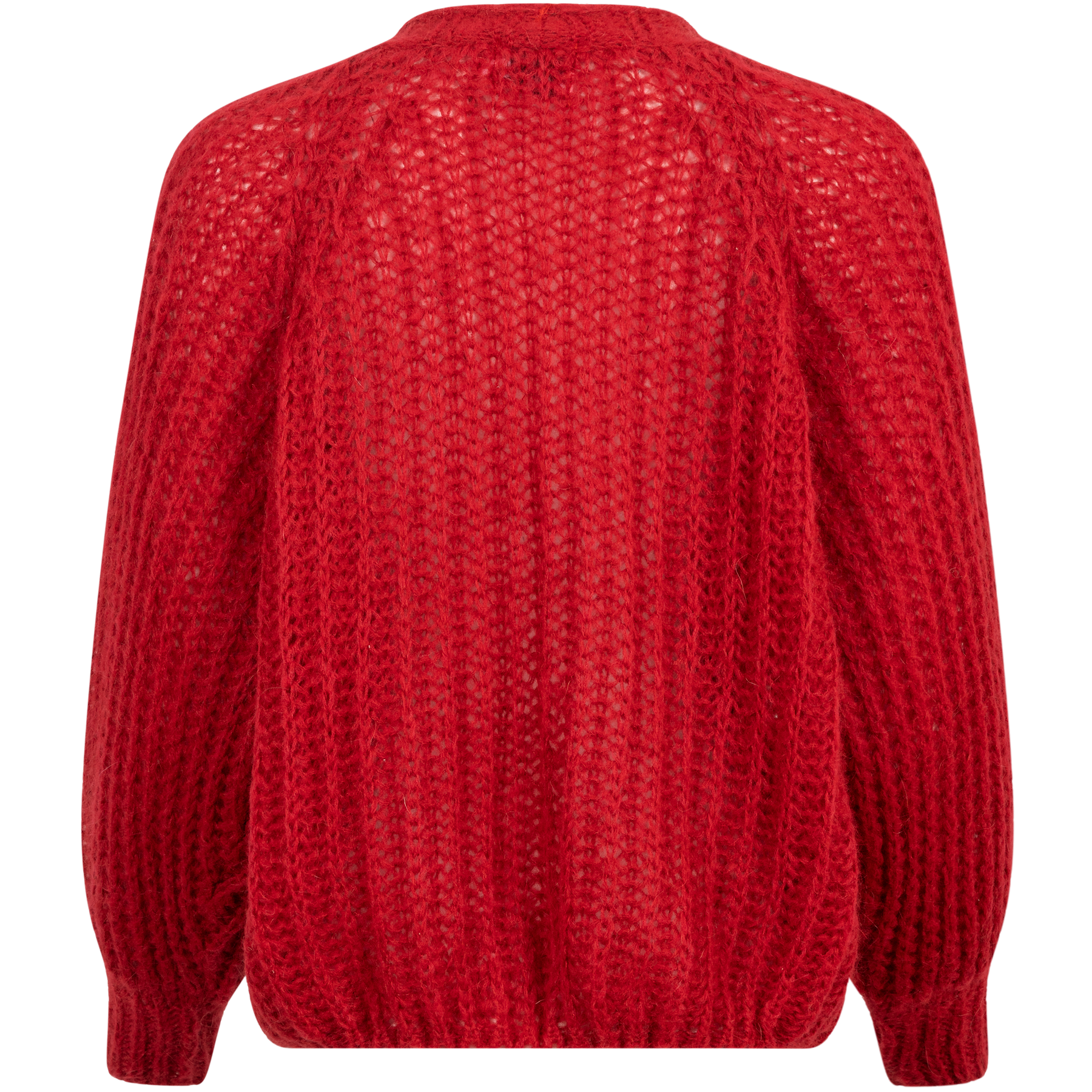 Joseph Cardigan Solid - Dark Red