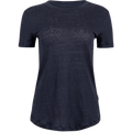 Jane Linen Tee - Navy