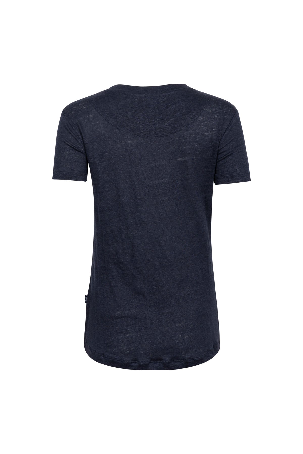 Jane Linen Tee - Navy