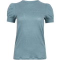 Madeleine Linen Tee - Dusty Teal