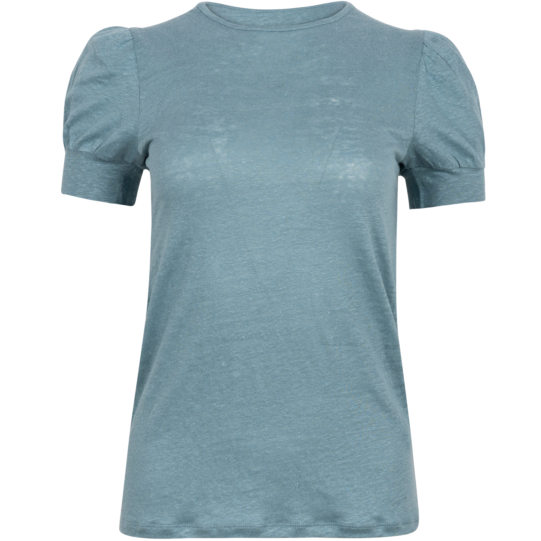 Madeleine Linen Tee - Dusty Teal