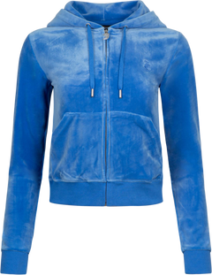 Robertson Classic Velour Zip Hoodie - Regatta
