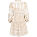 Clary Dress Short W Embrodery - Gold