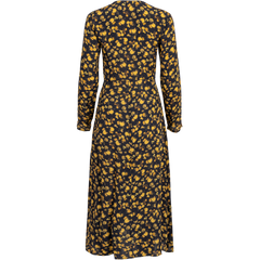 Moss Crepe Rose Midi Dress - Frosted Floral Ditsy