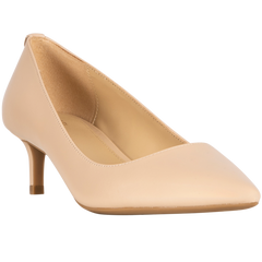 Alina Flex Leather Kitten Pump - Light Blush