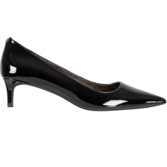 Alina Flex Patent Kitten Pump - Black