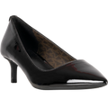 Alina Flex Patent Kitten Pump - Black