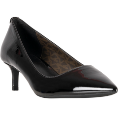 Alina Flex Patent Kitten Pump - Black