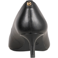 Alina Flex Leather Kitten Pump - Svart