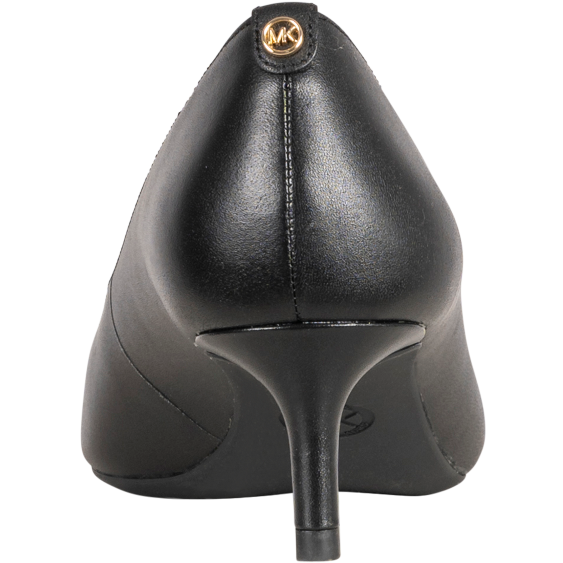 Alina Flex Leather Kitten Pump - Svart