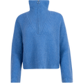 Florie Zip Knit - Azure Blue