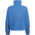 Florie Zip Knit - Azure Blue