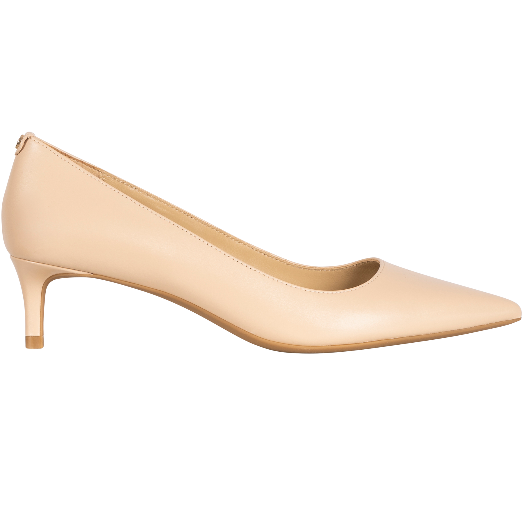 Alina Flex Leather Kitten Pump - Light Blush