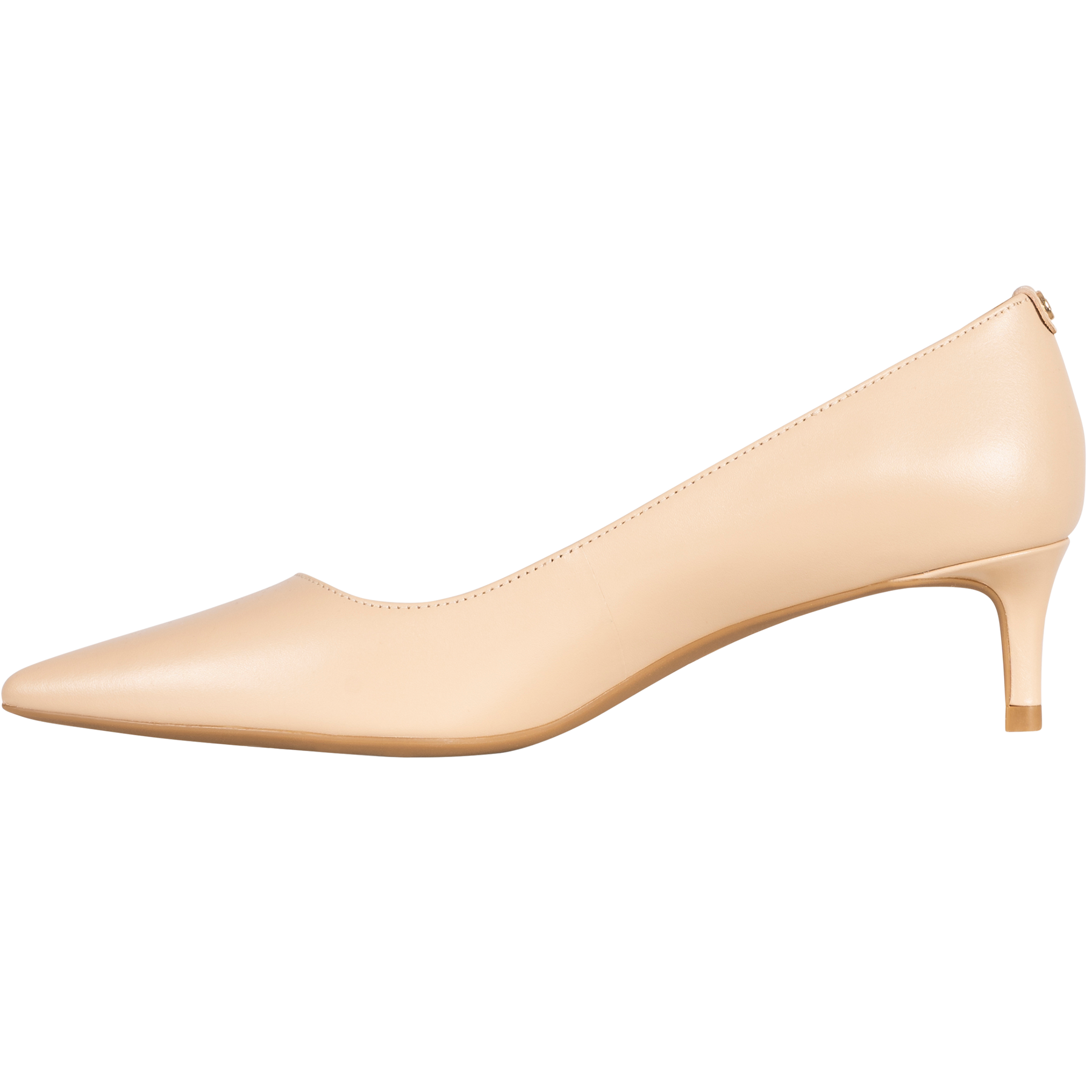 Alina Flex Leather Kitten Pump - Light Blush