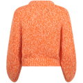 Suanne Ls Knit O-Neck - Orangeade