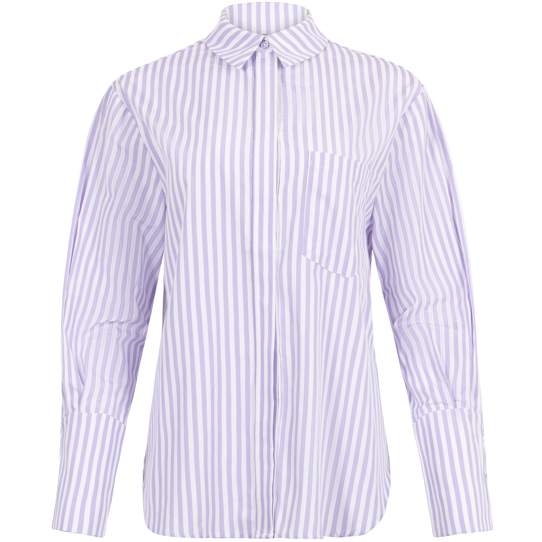 Helen Shirt - Lilac Stripe