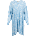 NORR Bomba Short Dress - Blå Blommig Klänning