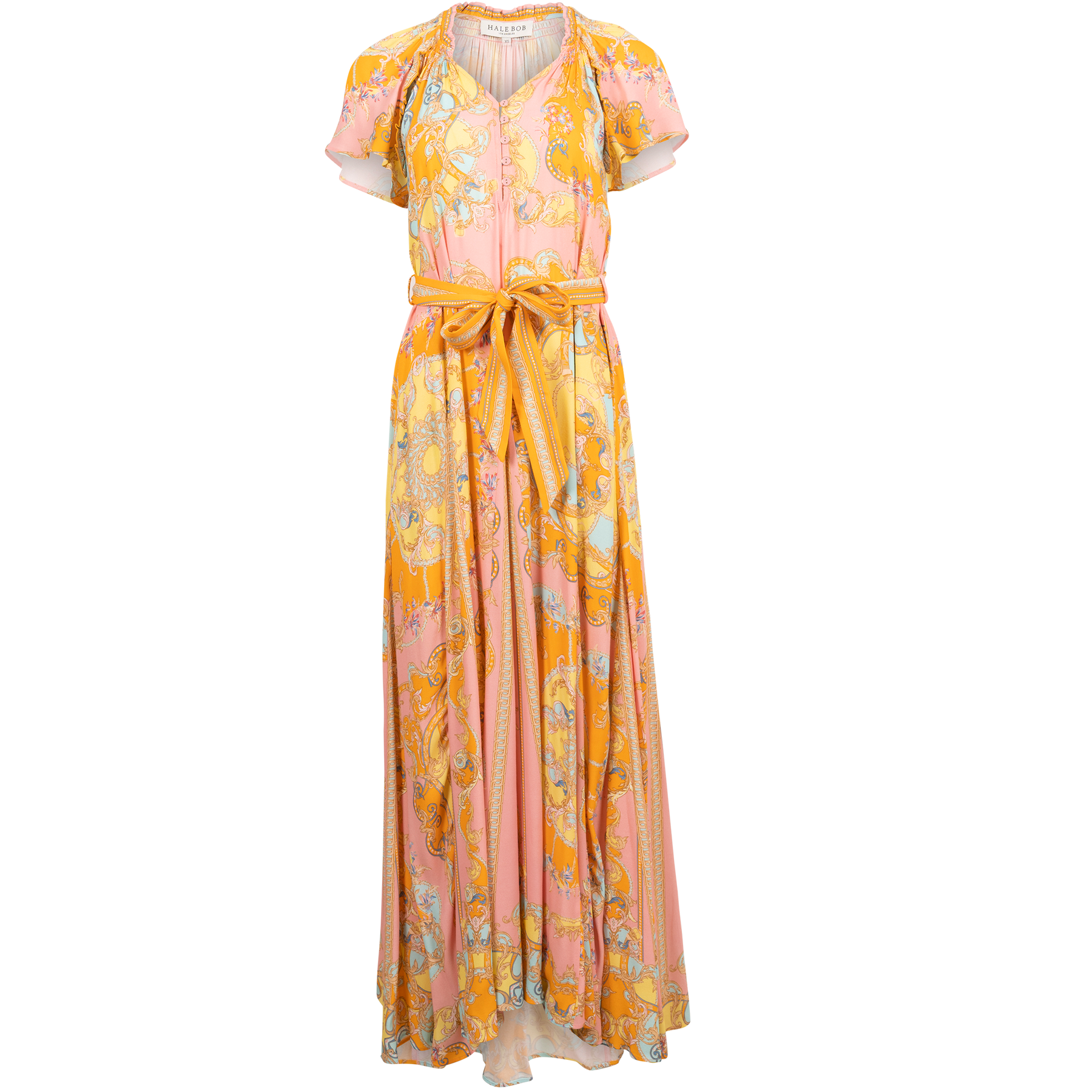 Feya Long Dress - Pink