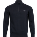 Classic Cotton Half Zip - Evening Blue