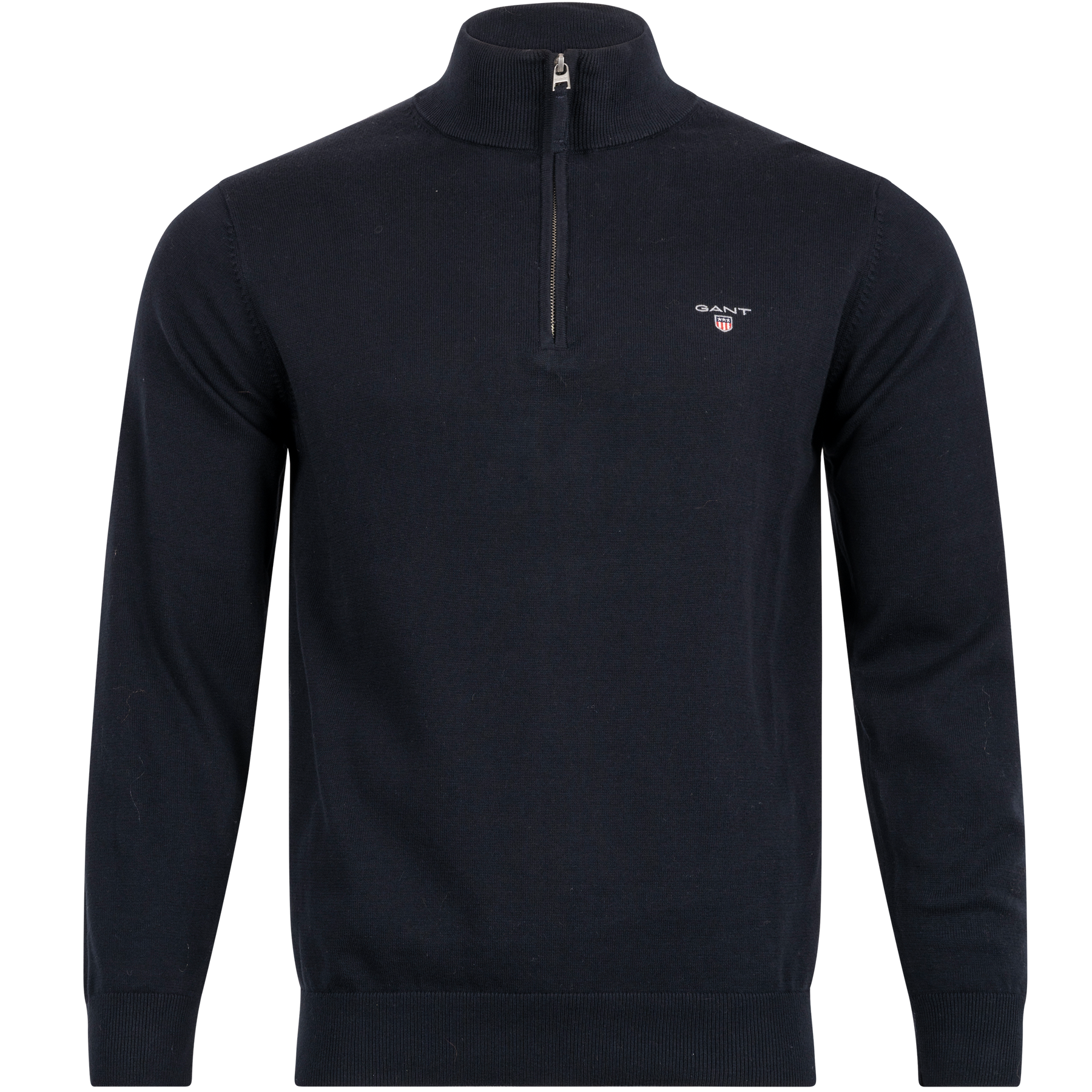 Classic Cotton Half Zip - Evening Blue