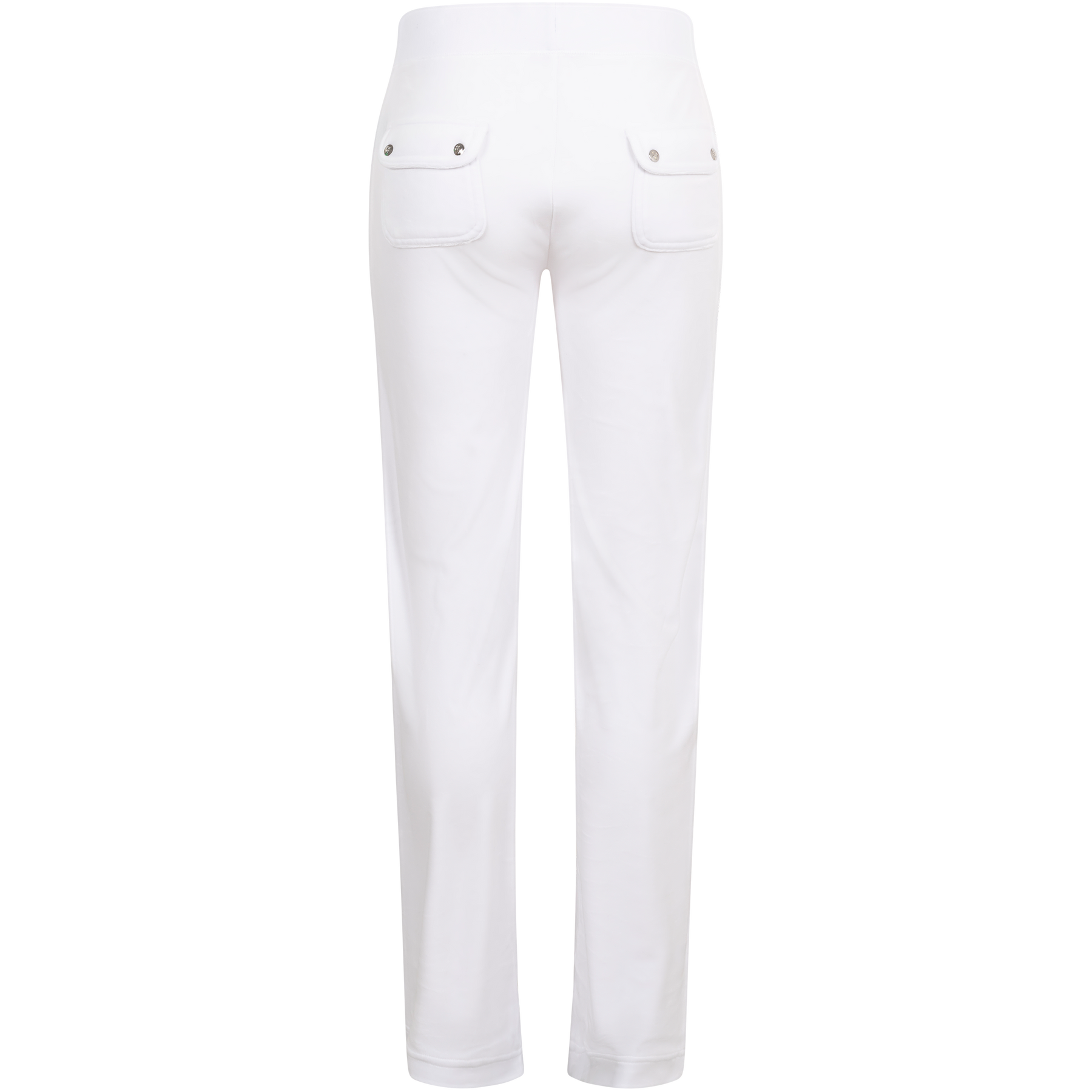 Del Ray Classic Velour Pant Pocket - White