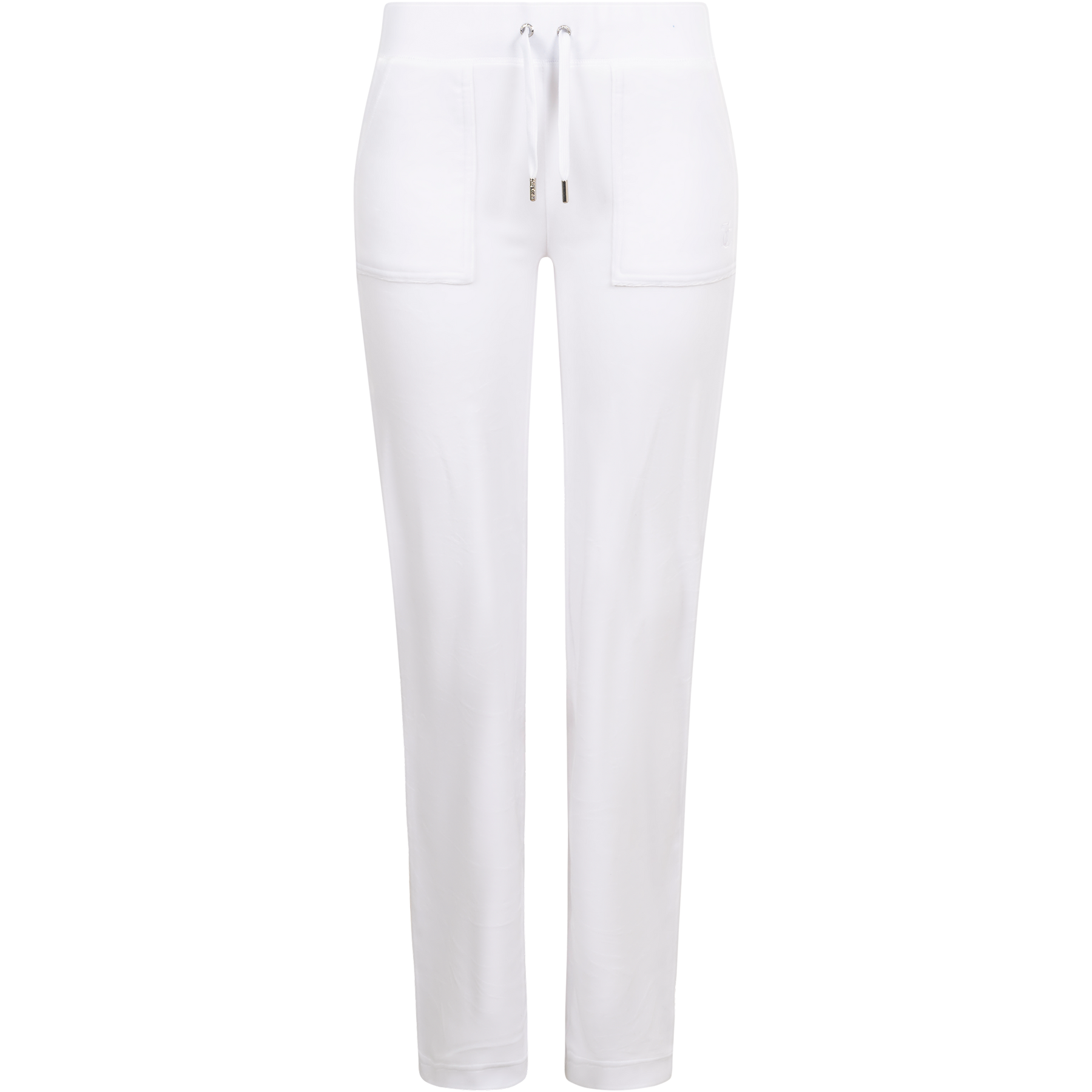 Del Ray Classic Velour Pant Pocket - White