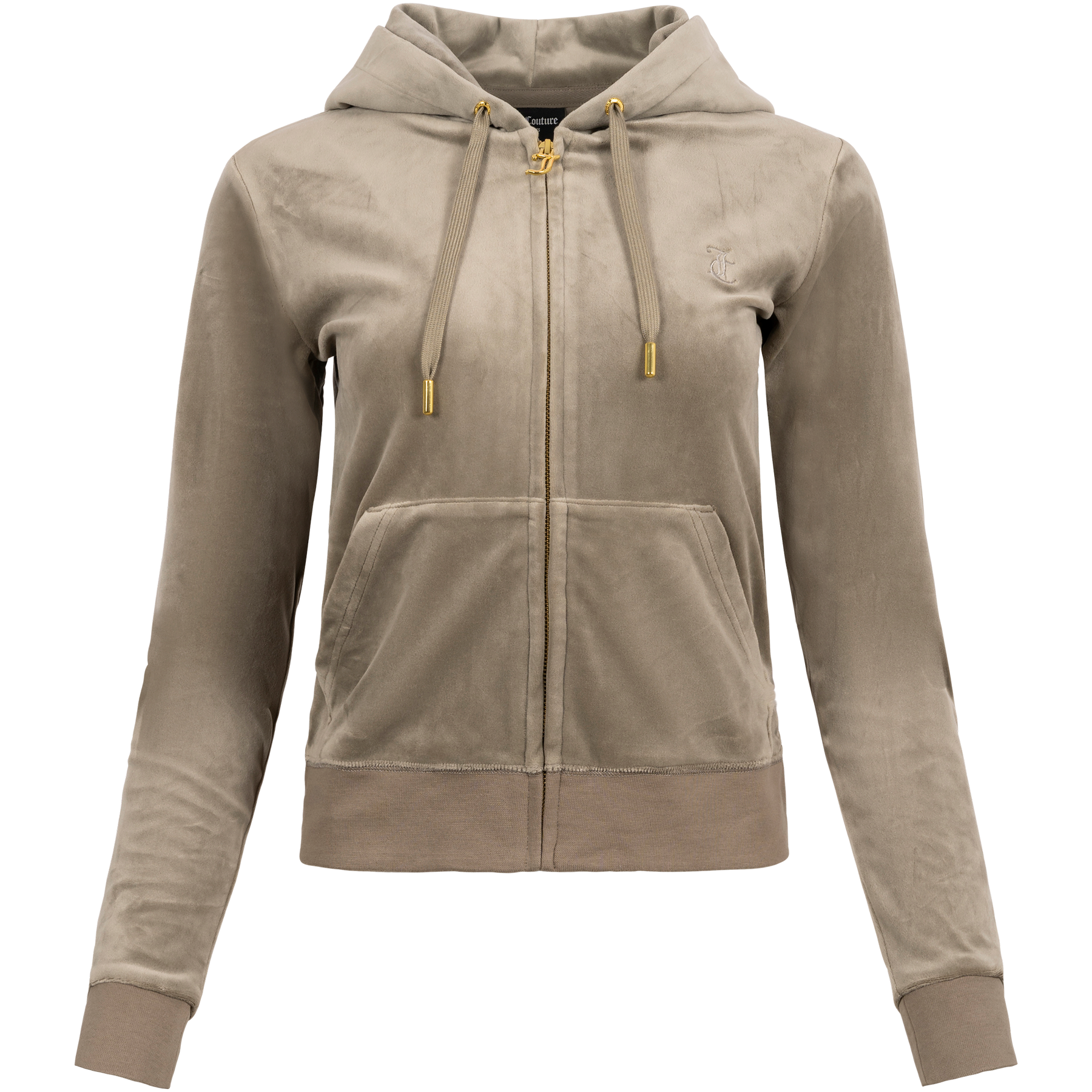 Robertson Classic Velour Zip Hoodie Gold Hw - Vetiver